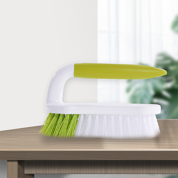 FLANUR Scrub Brushes for Cleaning with Comfortable Grip for Shower, Bathroom, Sink, Kitchen, Bathtub, Floor Scrubbing