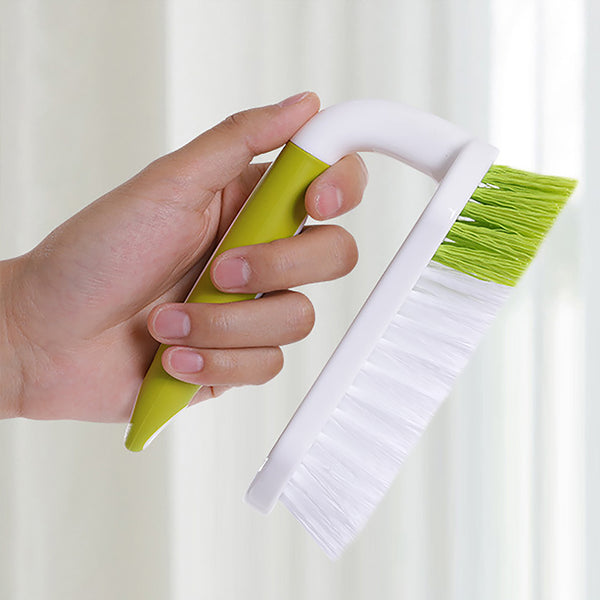 FLANUR Scrub Brushes for Cleaning with Comfortable Grip for Shower, Bathroom, Sink, Kitchen, Bathtub, Floor Scrubbing