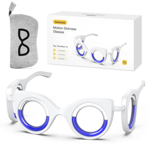 Motion Sickness Glasses Car Sickness Glasses Relieve Carsickness Airsickness Seasickness Portable Anti Nausea Car Sick Glasses Adults or Kids