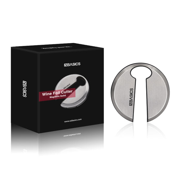 Wine Foil Cutter, Stainless Steel Cutter, Magnetic Design, Gift Package
